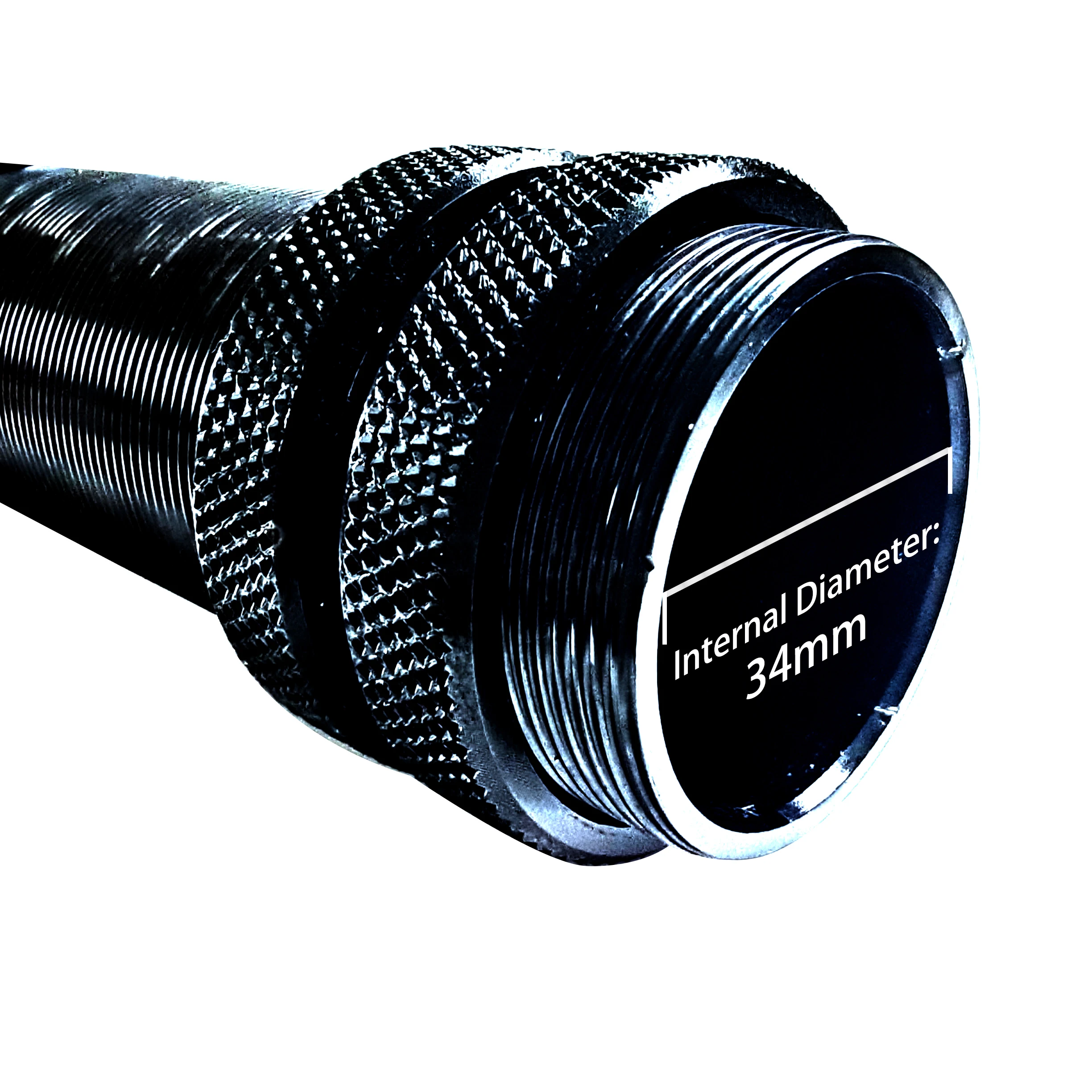 New Oem Aluminum Big Game Fishing Boat Rod  Heavy Duty Component Bend Butt Handle Fishing Trolling Rod Butt Holder