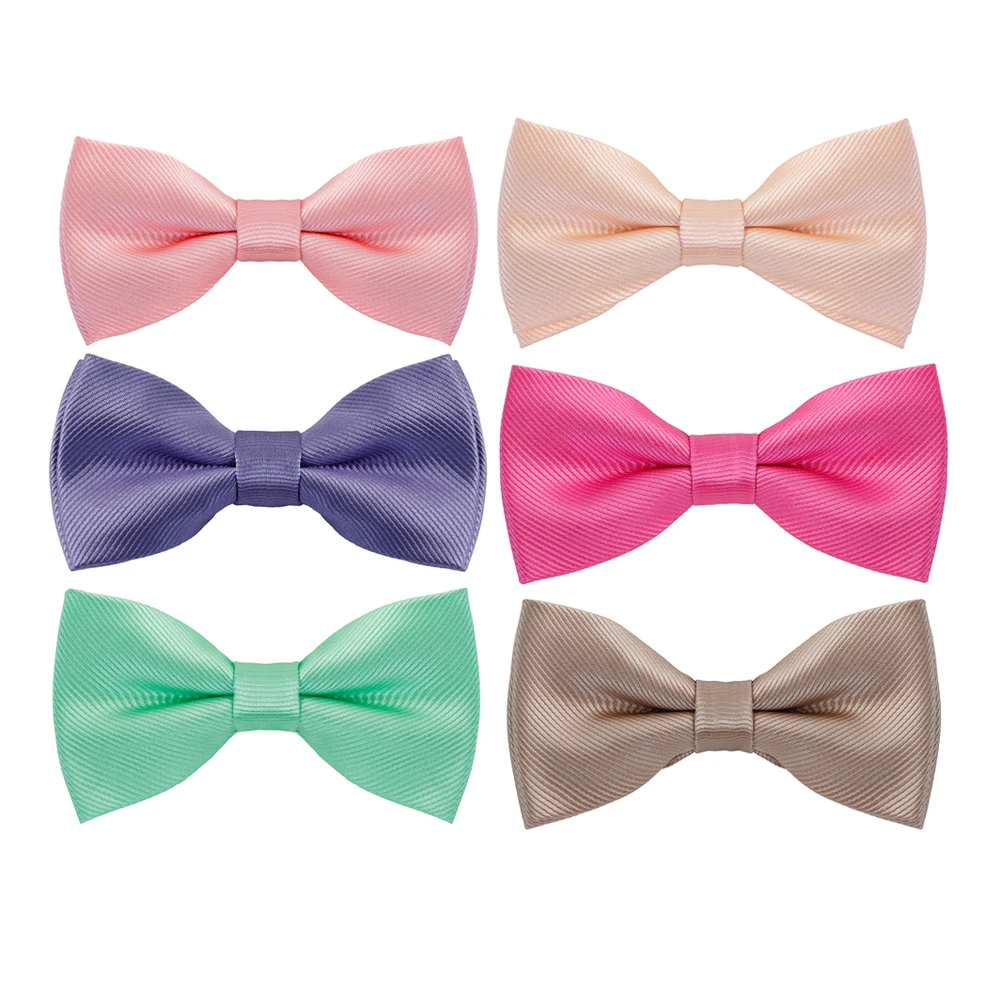 Галстук-бабочка мужской регулируемый корейский розовый темно-синий цвет розовое золото для подарка