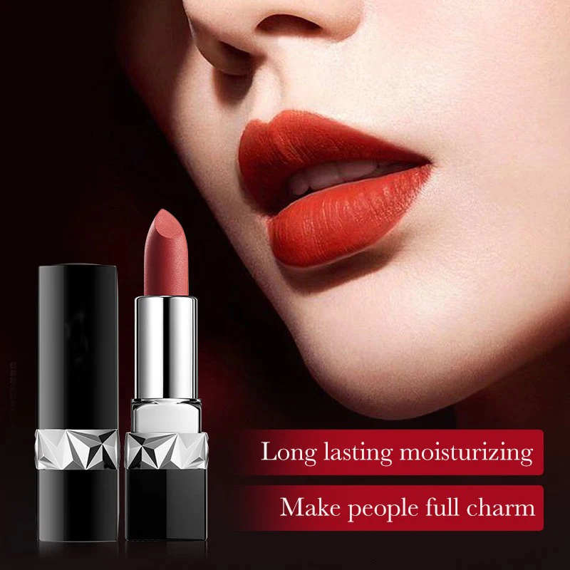 Wholesale Lipstick Manufacturers Cosmetics Long Lasting Smooth Vegan Cosmetic Waterproof Matte Lipstick