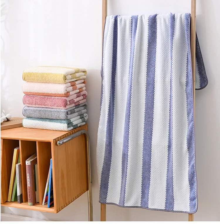 High Quality Absorbent Breathable Strong Water Absorbent Coral Fleece Soft Face Towel For Adult