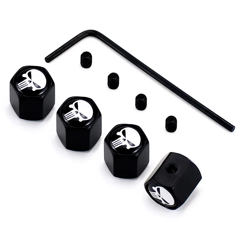 With car logo logo tire cover door core mouth tire valve cover auto parts wheel dust cover tool