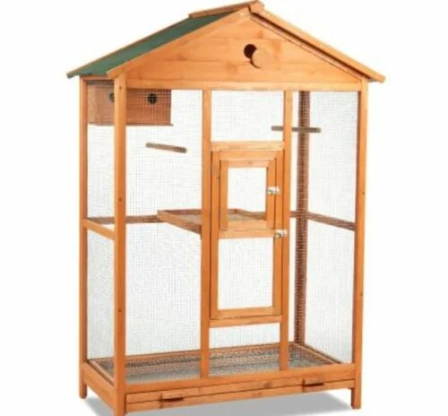 Outdoor Large Bird Cages for Sale Indoor Cedar Bird Perch Wood Parrot Finch Parakeet Aviary Cage