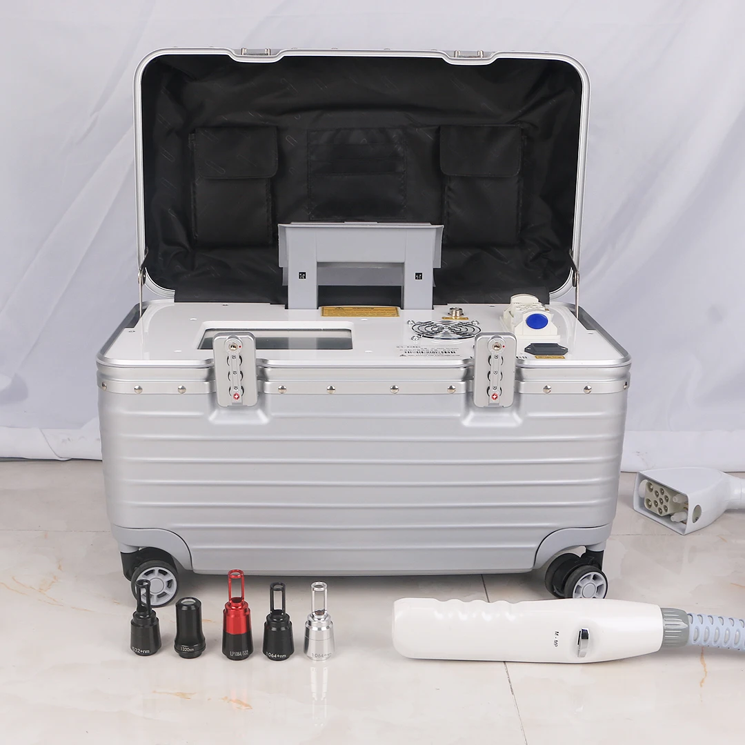 Low Price Portable ND YAG Laser Tattoo Removal Equipment For Salon Clinic