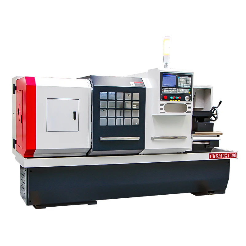 High stability horizontal CNC lathe CK6150 with Yunnan casting body and electric tool holder