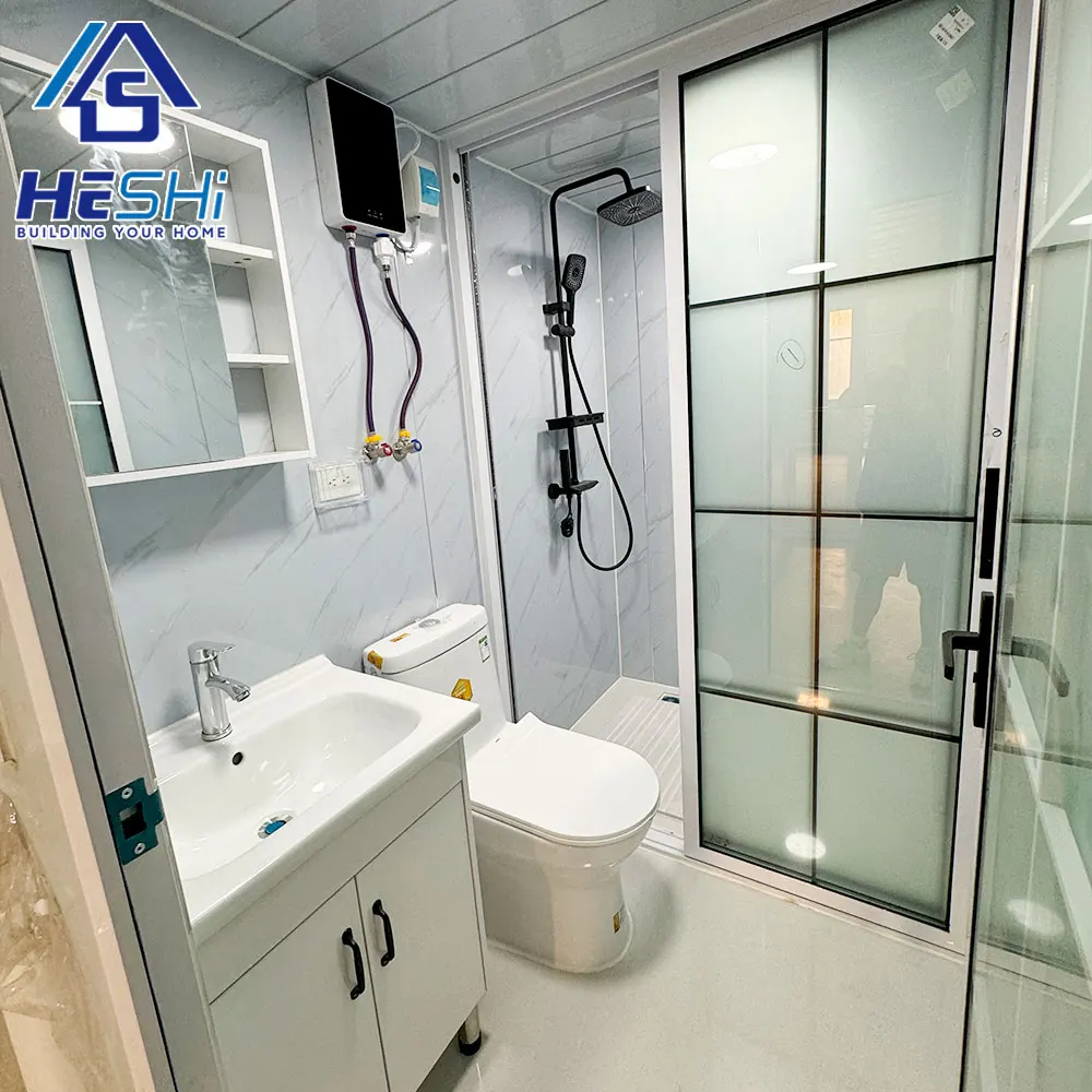 Ready Made 2 Bedrooms Prefabricated Luxury Portable Villa Granny Flat 20Ft Expandable Container House Prefab Mobile Home