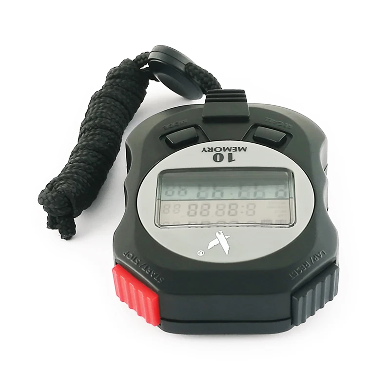 Hot selling cheap 3 rows large display 1/100 sec digital sports stopwatch