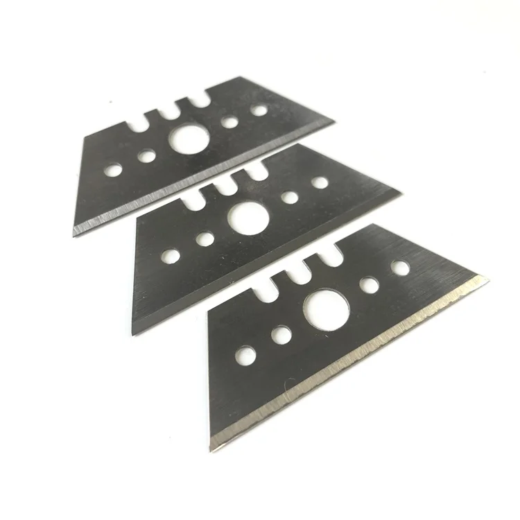 Various Trapezoid Utility Cutter Steel Knife Blades in Carton Box or Wooden Box