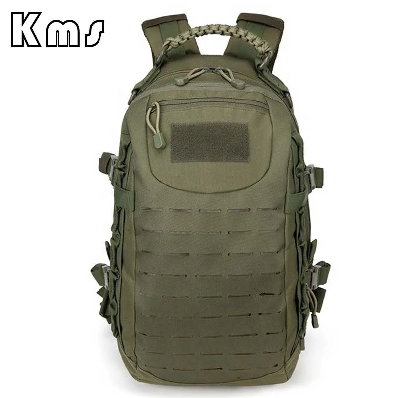 KMS Ready Multi-color Wholesale Mochila Softback Hiking Outdoor Sport Travel 35L Molle Laser Cut Tactical Range Backpack