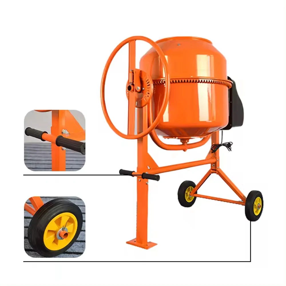 120L High Quality mobile electric mini concrete mixer