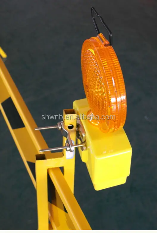 2 Sided Visibility Amber Barricade Light Beacon Led Lamp Roadblock Barricade Construction Barricade Warning Flasher Light