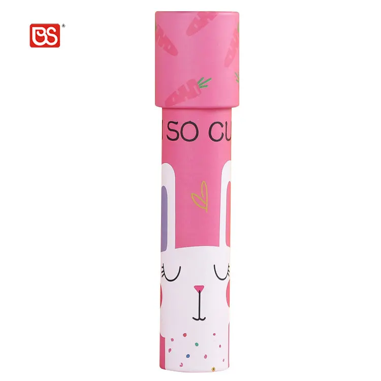 BS 2022 Custom Logo Magic Spin Paper Tube Cartoon Colorful Diy Kaleidoscope Gift Craft With 6 Pcs