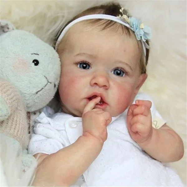 New Hot Sale 22inch Baby Reborn Baby Doll With And Clothes Set Baby Doll Reborn Silicone Toys For Kids