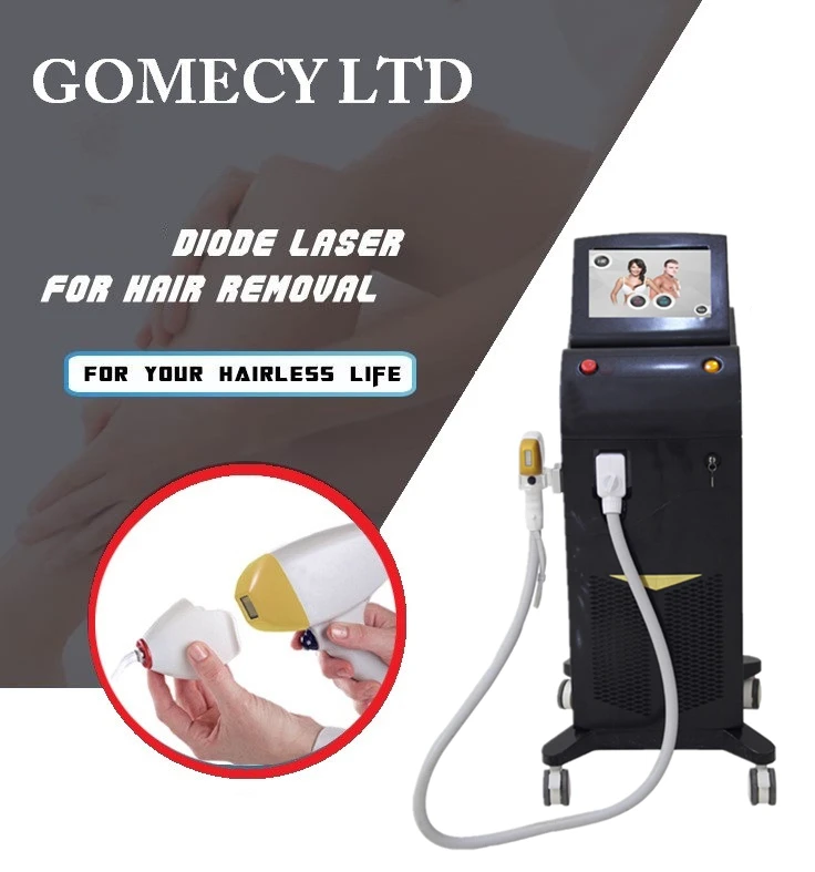 GOMECY OEM ODM Diode Laser 755 808 1064 Ice Lazer Hair Removal Epilator Diode Laser 808nm Diode Laser Alexandrite (1600575035224)