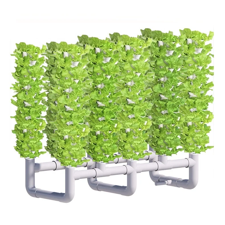OMANA 10 Towers Hydroponics System Vertical Hydroponic Tower Hydroponic Stackable Tower Garden