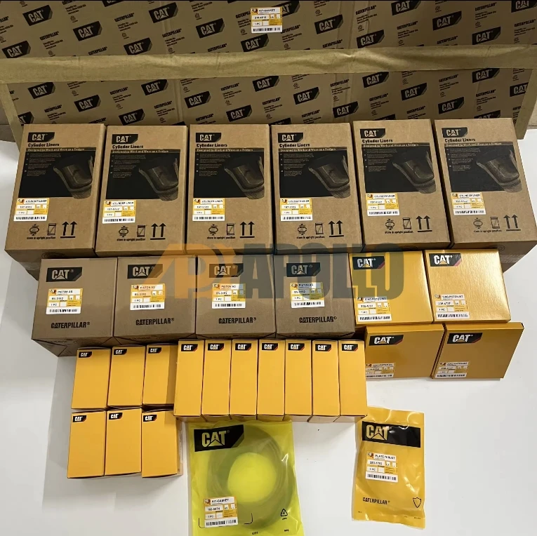 Оригинальные запасные части для экскаватора CAT 3306 3304 3406 C4.4 C6.6 C9.3 C13 C11 C15 комплект капитального ремонта