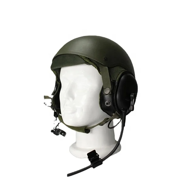 helicopter helmet with M-138/G MIC PTE-747