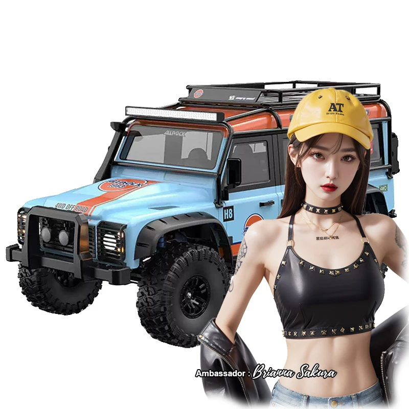 MJX H8H 2.4G 1/8 Remote Control Off-road Toys Outdoor Model RC Car 4x4 Military Vehicle large Rock Crawler Climbing Truck RTR