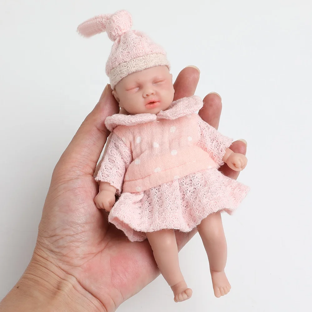 6 29 дюймов Мини-куклы Reborn милая девочка полный Силиконовый корпус лучший подарок для детей