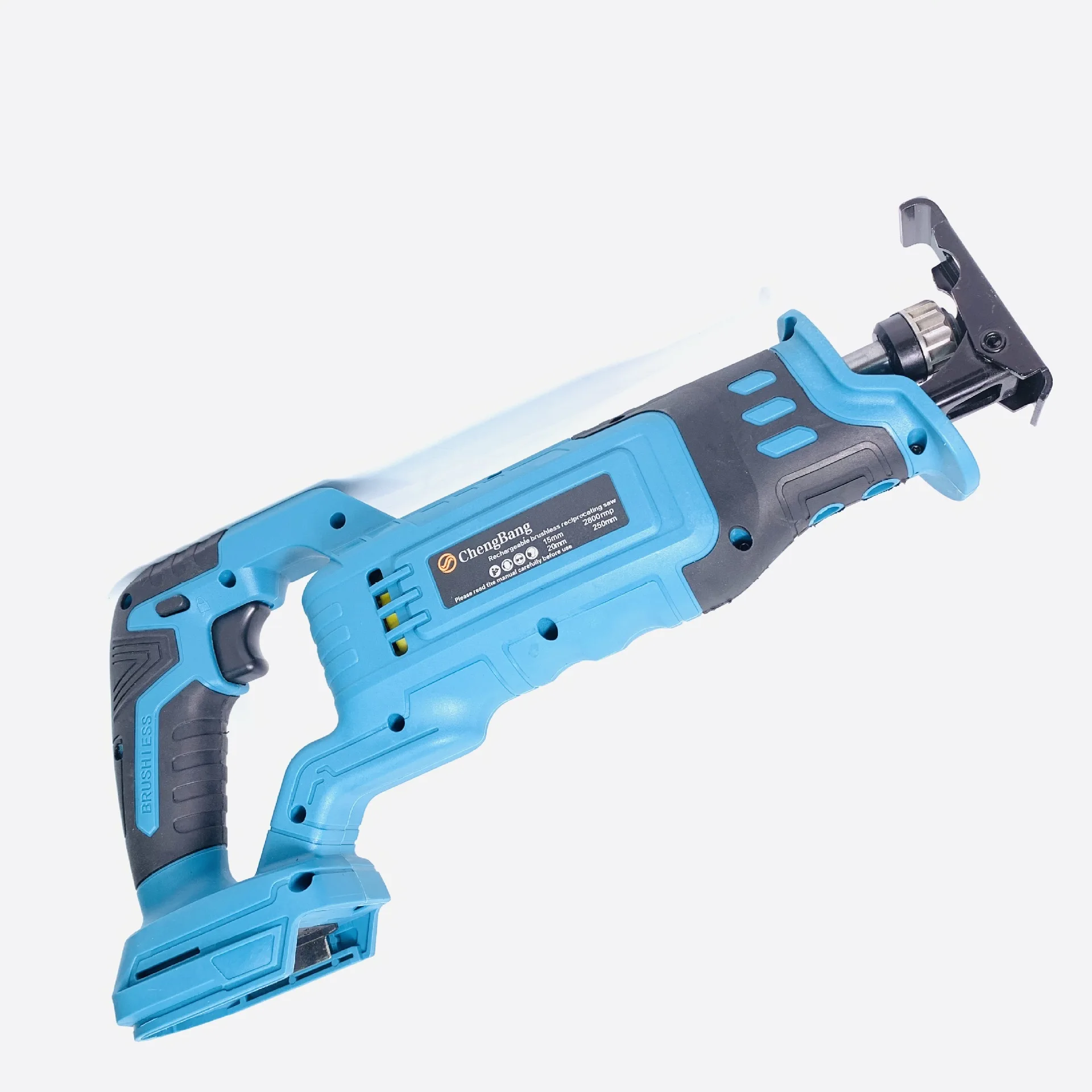 20V Portable Brushless Lithium Electric Reciprocating Saw High Power Rechargeable Cordless Saber Saws Wood Metal Cutting Machine