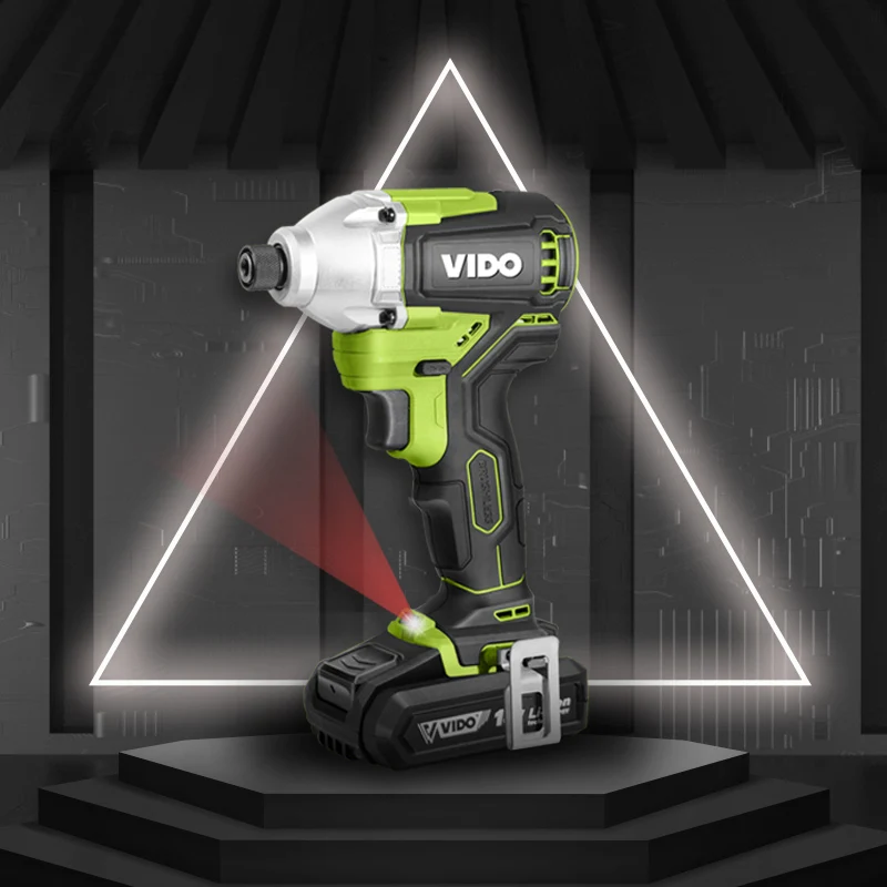 VIDO Drilling Wrench Machine high quality 180N.m Lithium Battery Brushless Electric Impact Driver