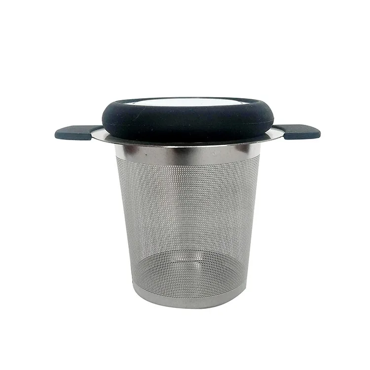 2 handle 304  stainless steel  mesh metal tea infuser teapot infuser strainer