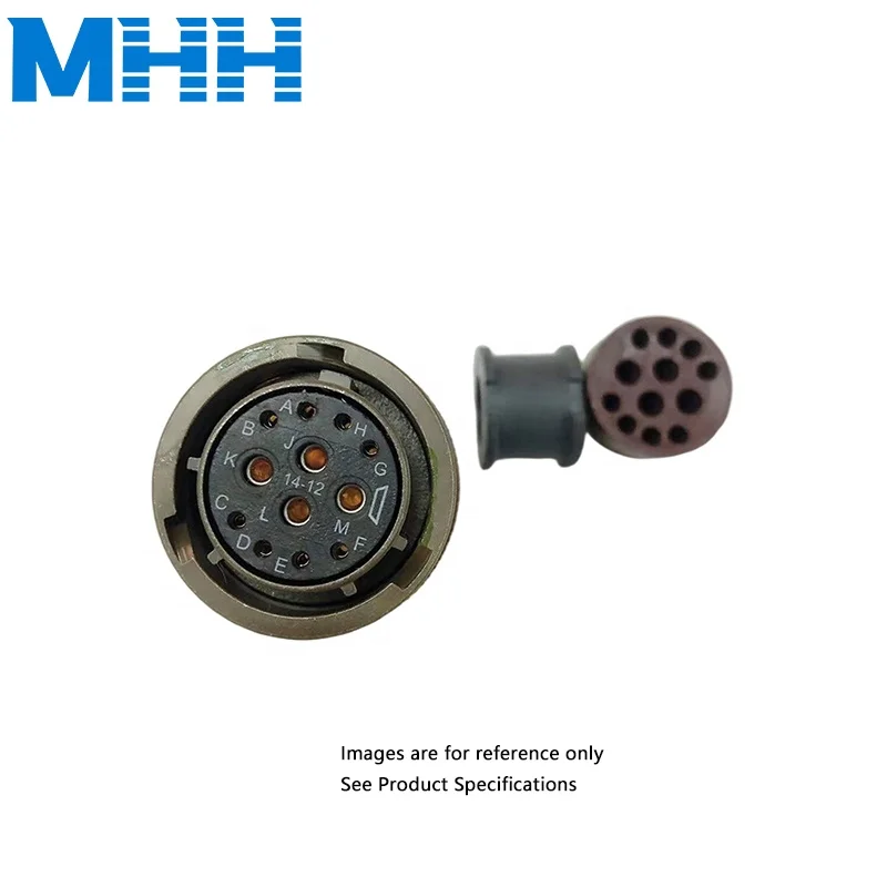 MS3116E-14-2S(SR)  waterproof IP67 pin socket standard metal power souriau  Amphenol original circular connector