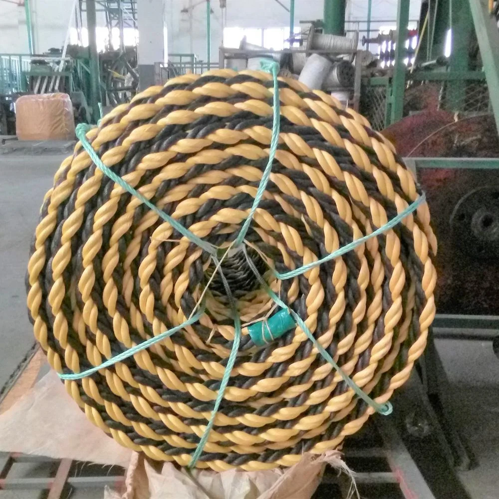 FBR Rope 3 Strands Yellow and Black color Tiger Rope well used quality packaging ropes