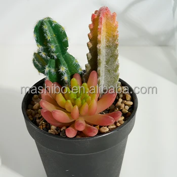 Artificial plants in modern ceramic pot modern home decor Faux potted Greenery