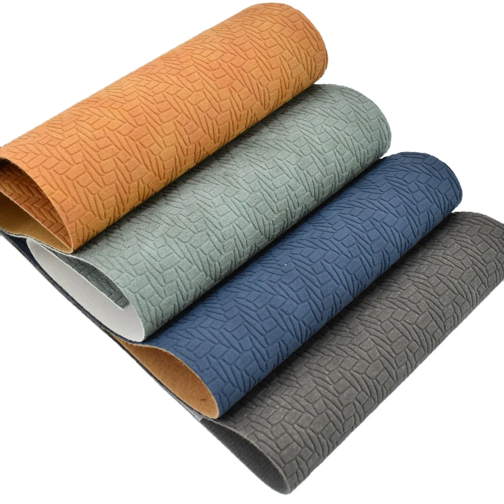 Manufacturers 3d Custom Pvc Leather Custom Faux Vinyl Fabric For Wall Decoration And Handicraft