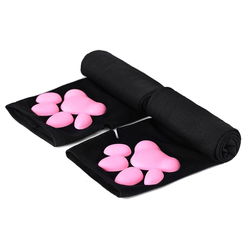D Cat Pad Kitten Paw Sleeves Sun Protection Cute Cat Paw Sexy Lolita Cosplay Arm Sleeves Cat Meat Cushion Sun Sleeves