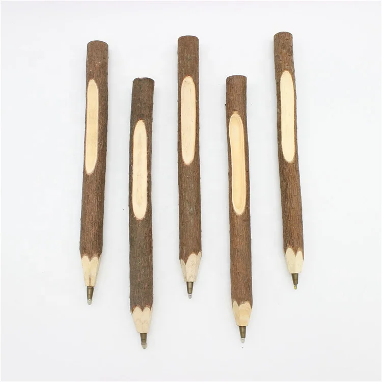 2020 eco-friendly original wood pen custom carved wood ball pen