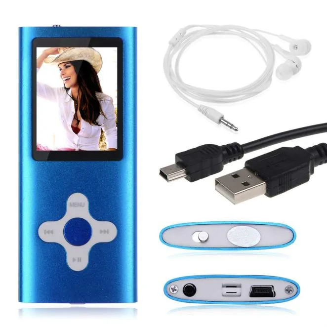 
2018 hot selling fashion new 16GB Slim Digital MP3 MP4 Player 1.8 