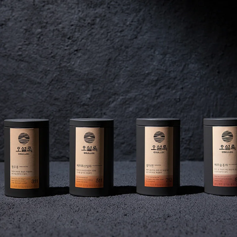 Custom Printing Biodegradable Cylinder Food Paper Cardboard Premium Tea Canister Bags Tube Box Packaging for Loose Tea Package