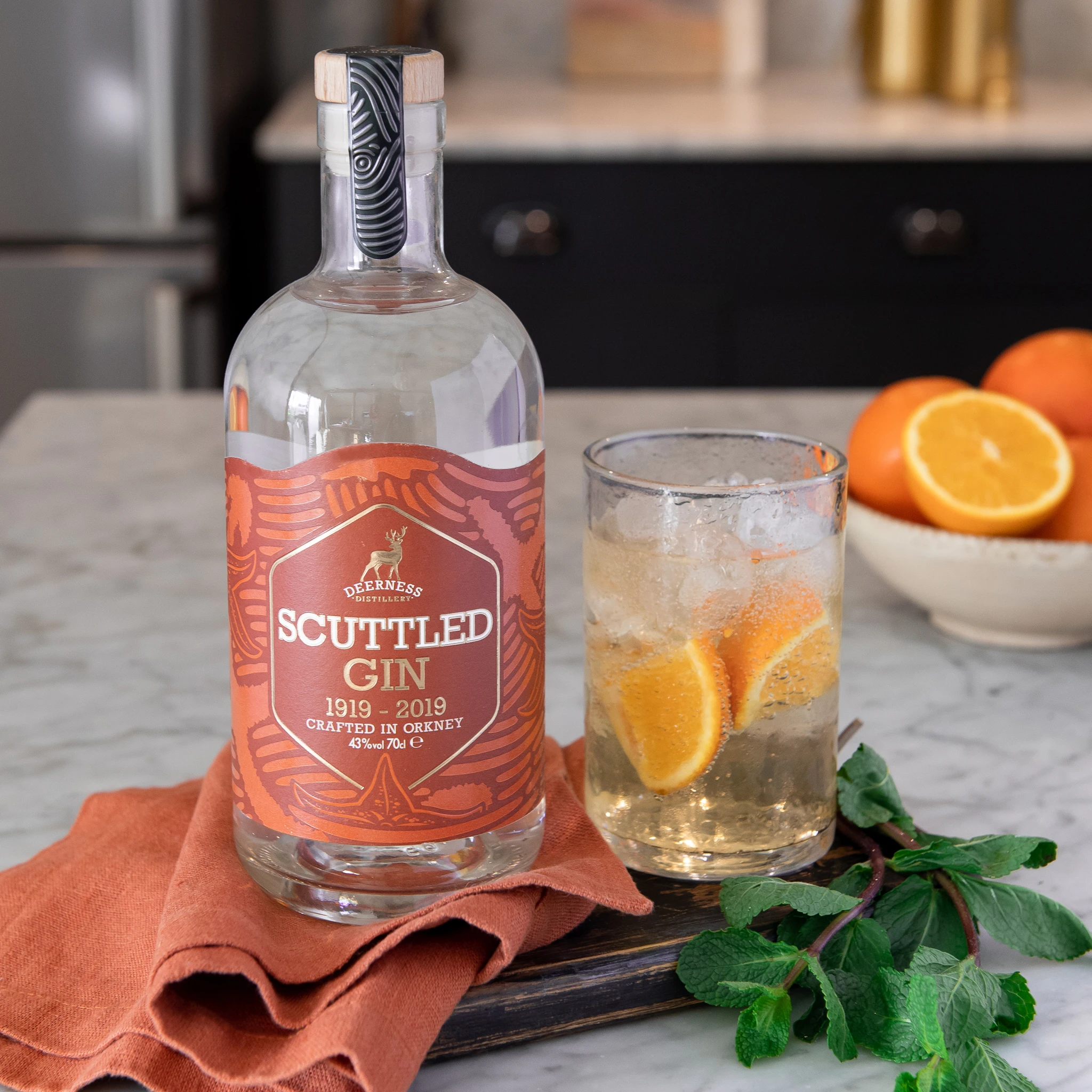 Multi Award Winning London Dry Gin Premium Scuttled 70CL Bottle Bulk Scotland UK 700ml Gin Wholesale Juniper tarragon cassia