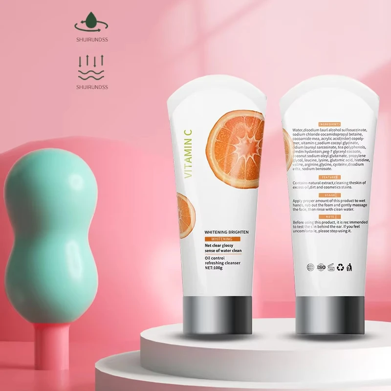 Contains Natural Citrus Extract Moisturizing Deep Cleaning Oil Control Refreshing Citrus Vitamin C  Amino Acid Facial Cleanser