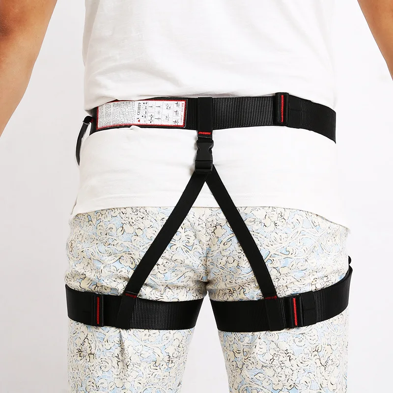 Rock climbing wall high quality half body safety belt harness with CE