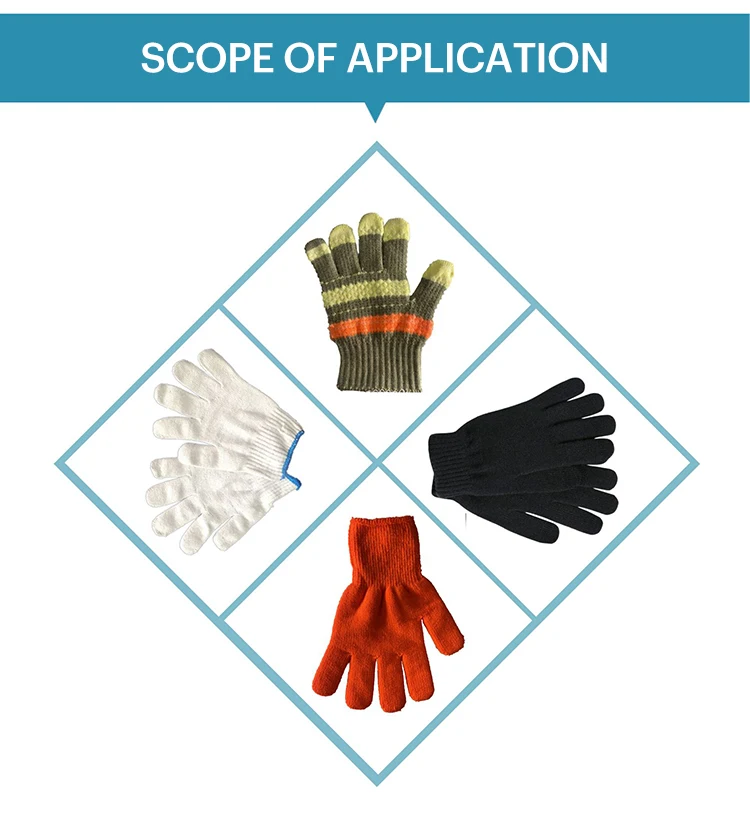  Cheap price automatic knitting working gloves making machine for