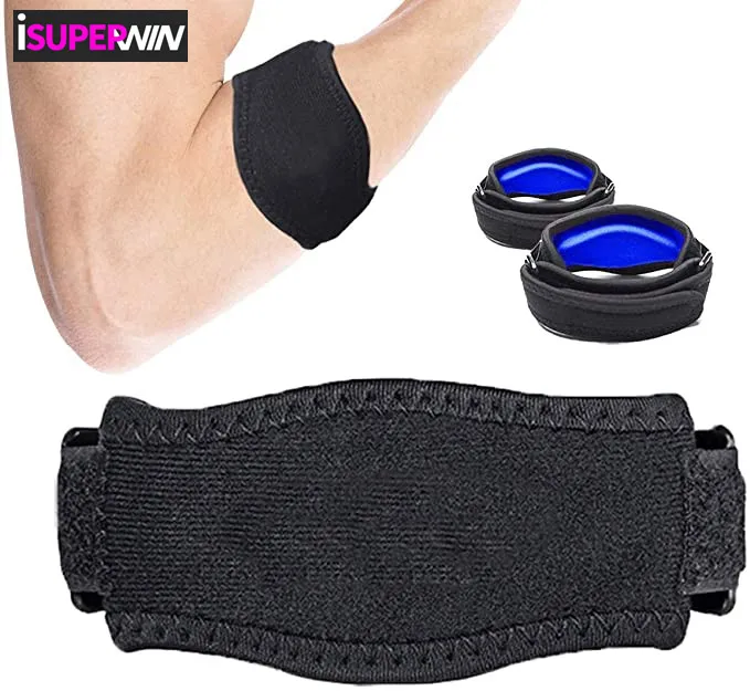 Tennis Elbow Support Strap Golfers Elbow Brace with Compression Pad Breathable Elastic Sport Protector Elbow Brace