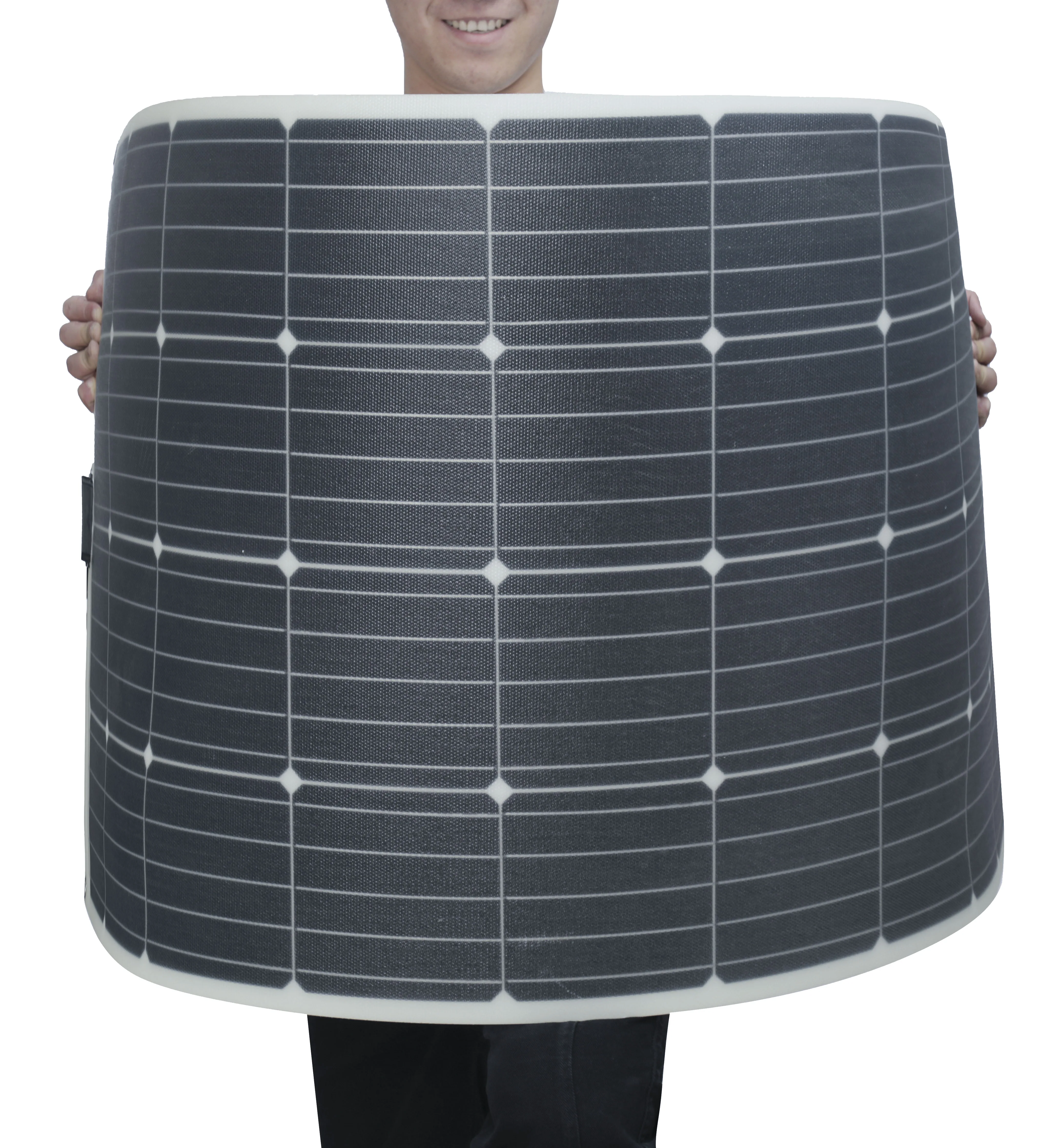 2022 ETFE Semi Flexible Solar Panel Price for RV Marine Caravan Solar Energy System