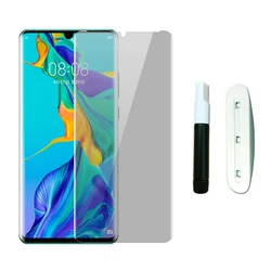 9H Curved Privacy Liquid UV Tempered Glass For Samsung Galaxy S20 S10 S9 Plus Note 20