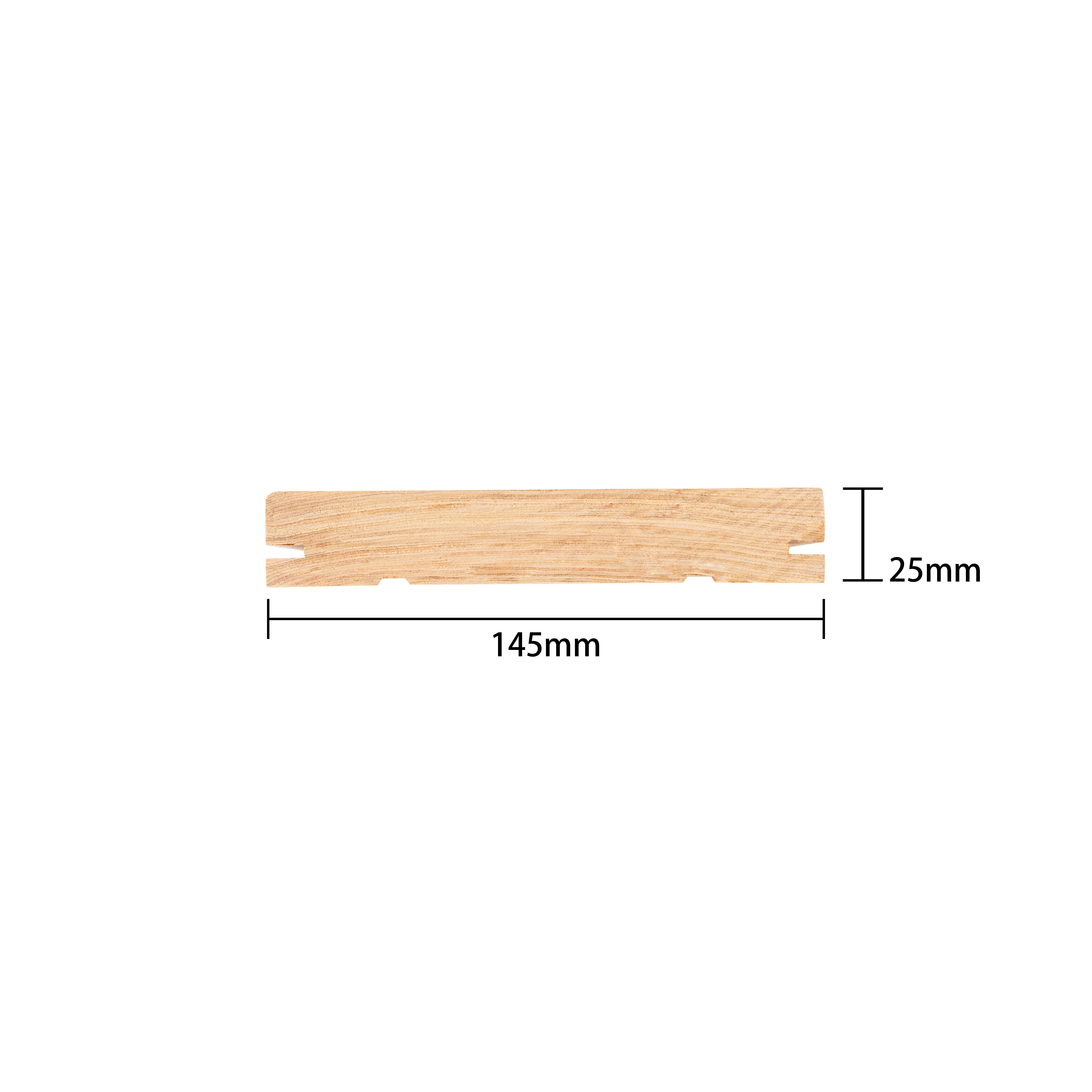 Grade 0 Outdoor Solid Wood Decking Mildew-Proof Flooring for Outdoor Use
