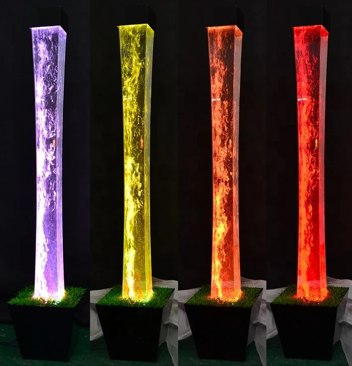 romantic colour changing LED water bubble lamp wedding lighting decoration