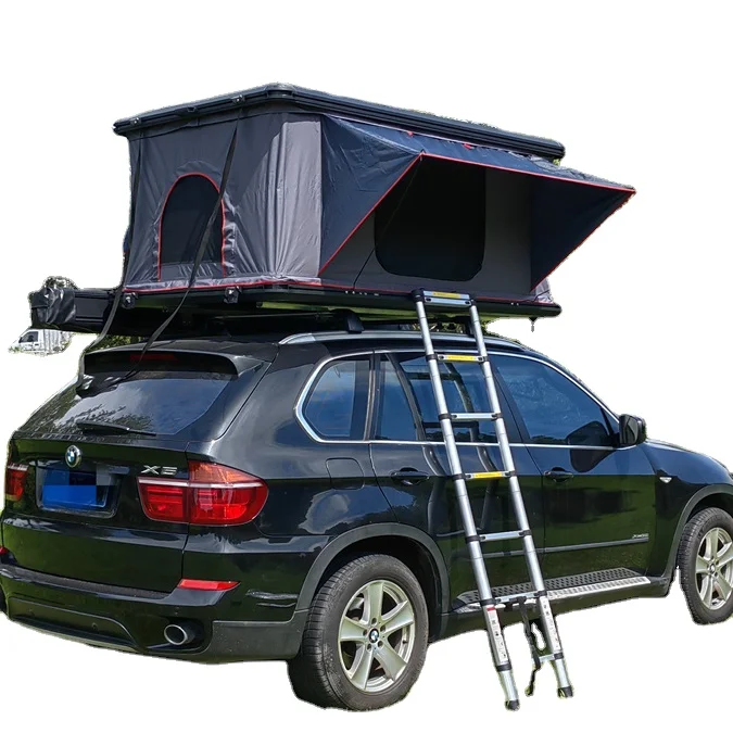 Camping 4x4 Aluminum Alloy 4 Person Triangle Car Hard Shell Roof Top Tent for Sale