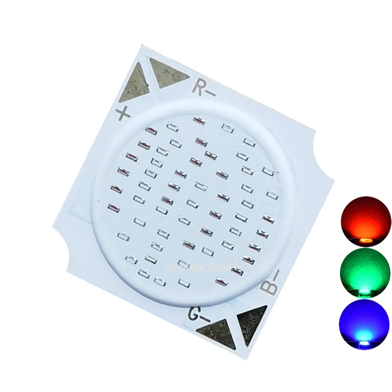 Constant current Red Green Blue RGB cob led 1313 9W 12V dc cob led chip for 12v spot light