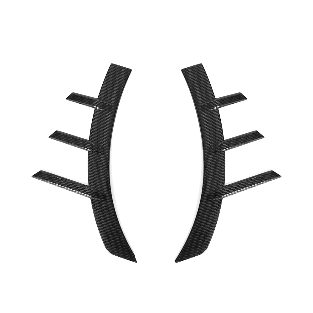 Shark Dynamic Carbon Fiber MP Style Front Fender Flare Arch Trim For BMW M2 G87 2023+ Side Air Vent Fender Fins
