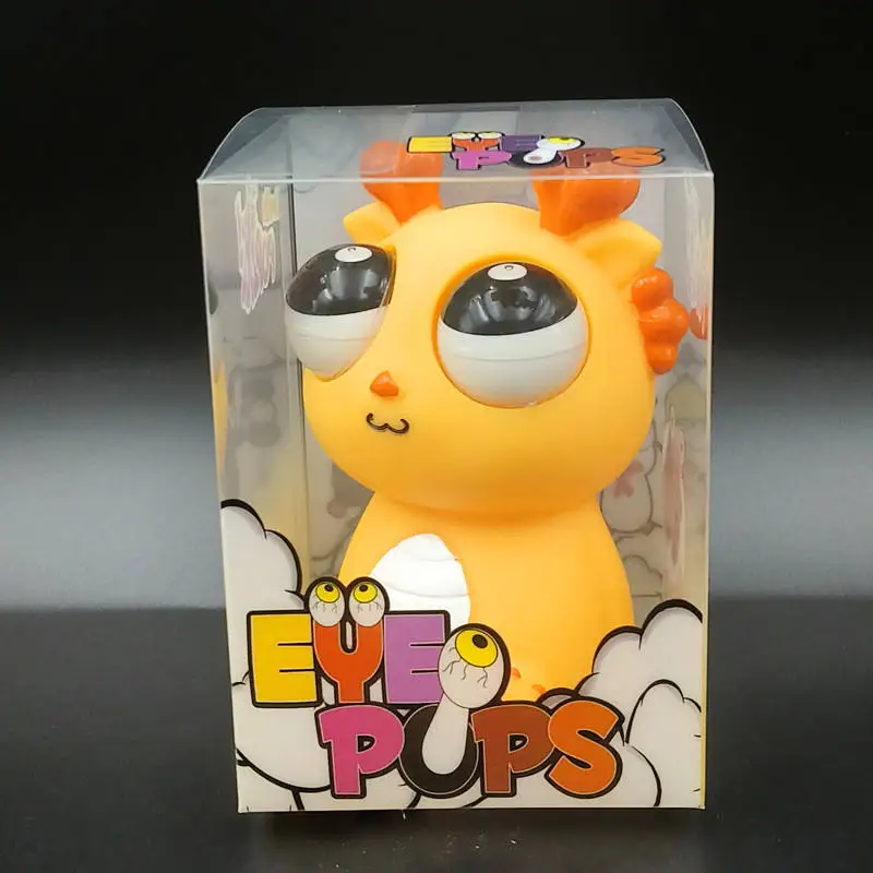 Creative Pop Eye Dragon Pinch happy relief toy Pop the Year of the Dragon Squeeze Googly eye dragon doll vent toy