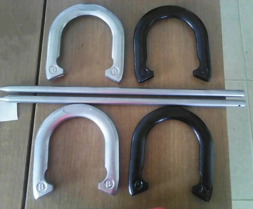 outdoor horseshoe game set lawn play ring toss game HRHS05