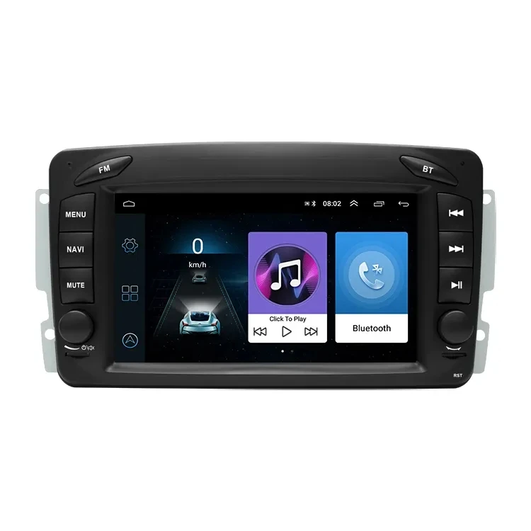 7 inch 2 DIN Portable Car Multimedia System For Mercedes Benz W209 W203 W463 Android Radio GPS Navigation