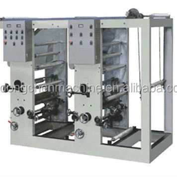 Middle speed plastic film roll Rotogravure Printing Machine