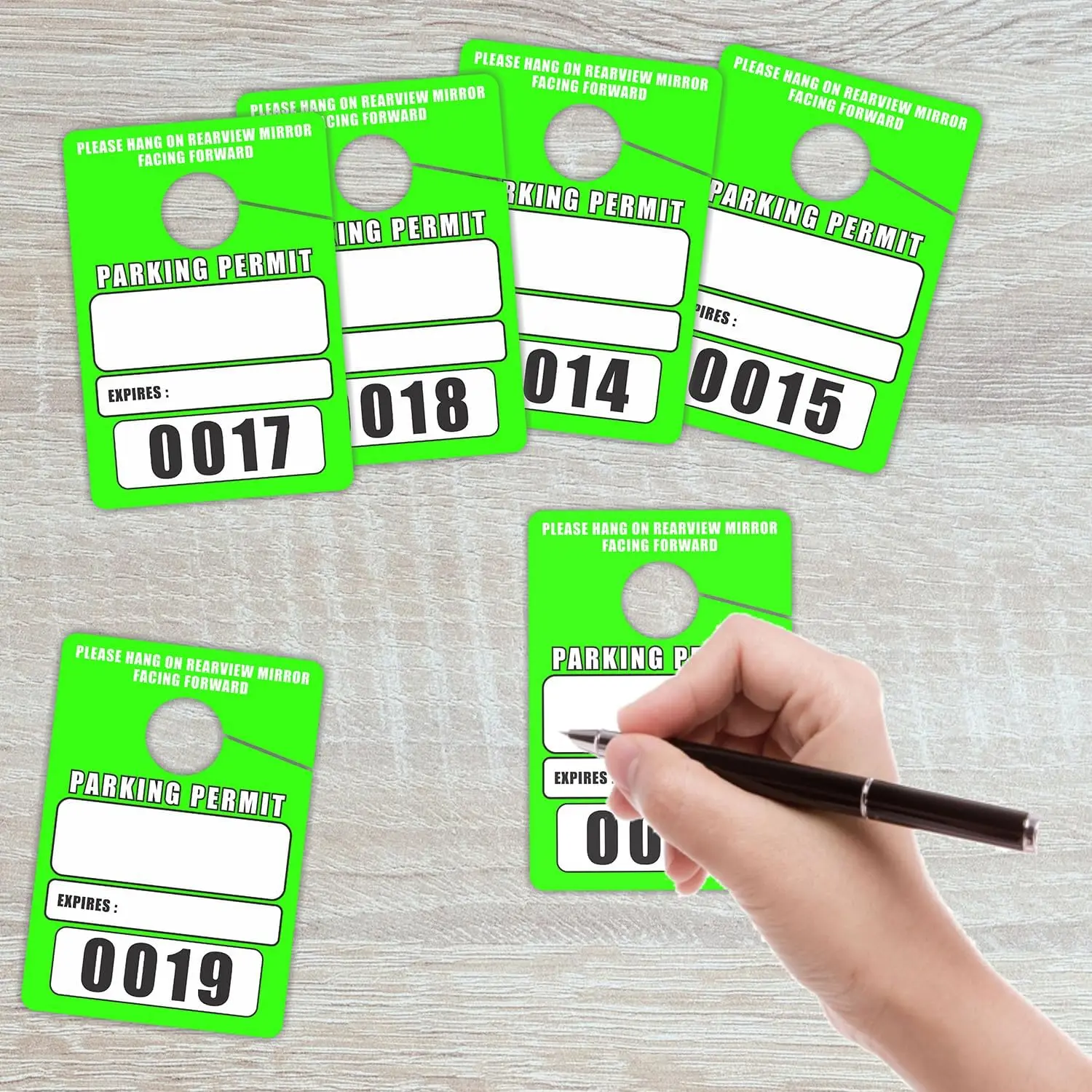 Plastic Shipping Tags with Wires Heavy Duty Hang Tags with String Waterproof Labeling Tags with Reinforced for Gift Luggage